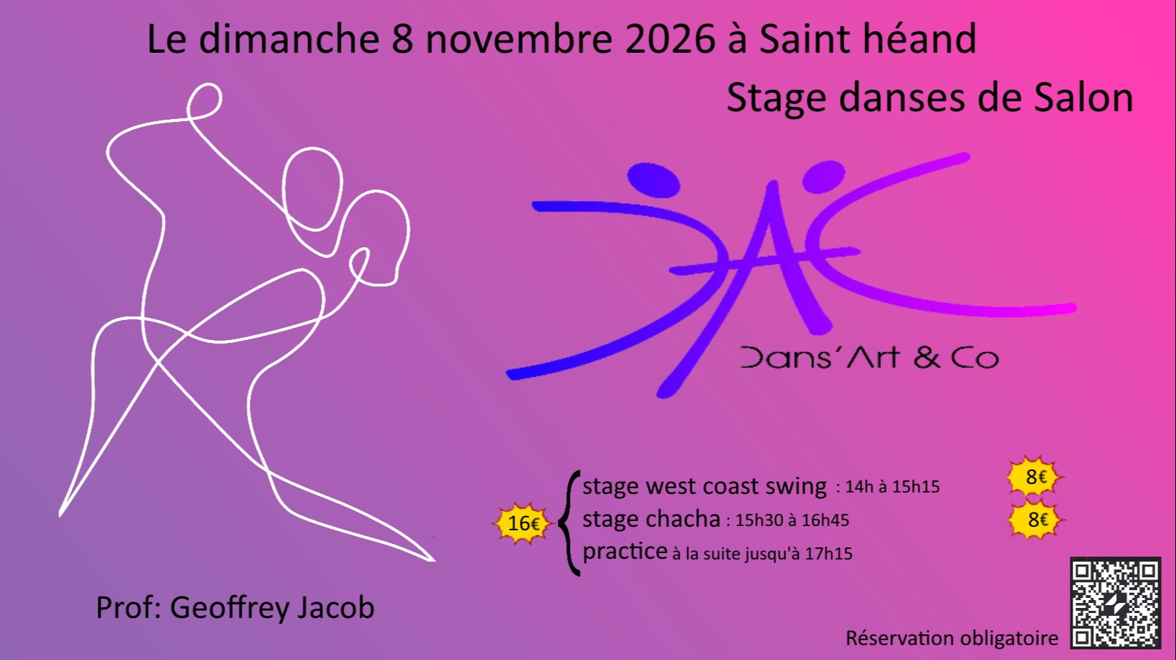 stage de danses de salon