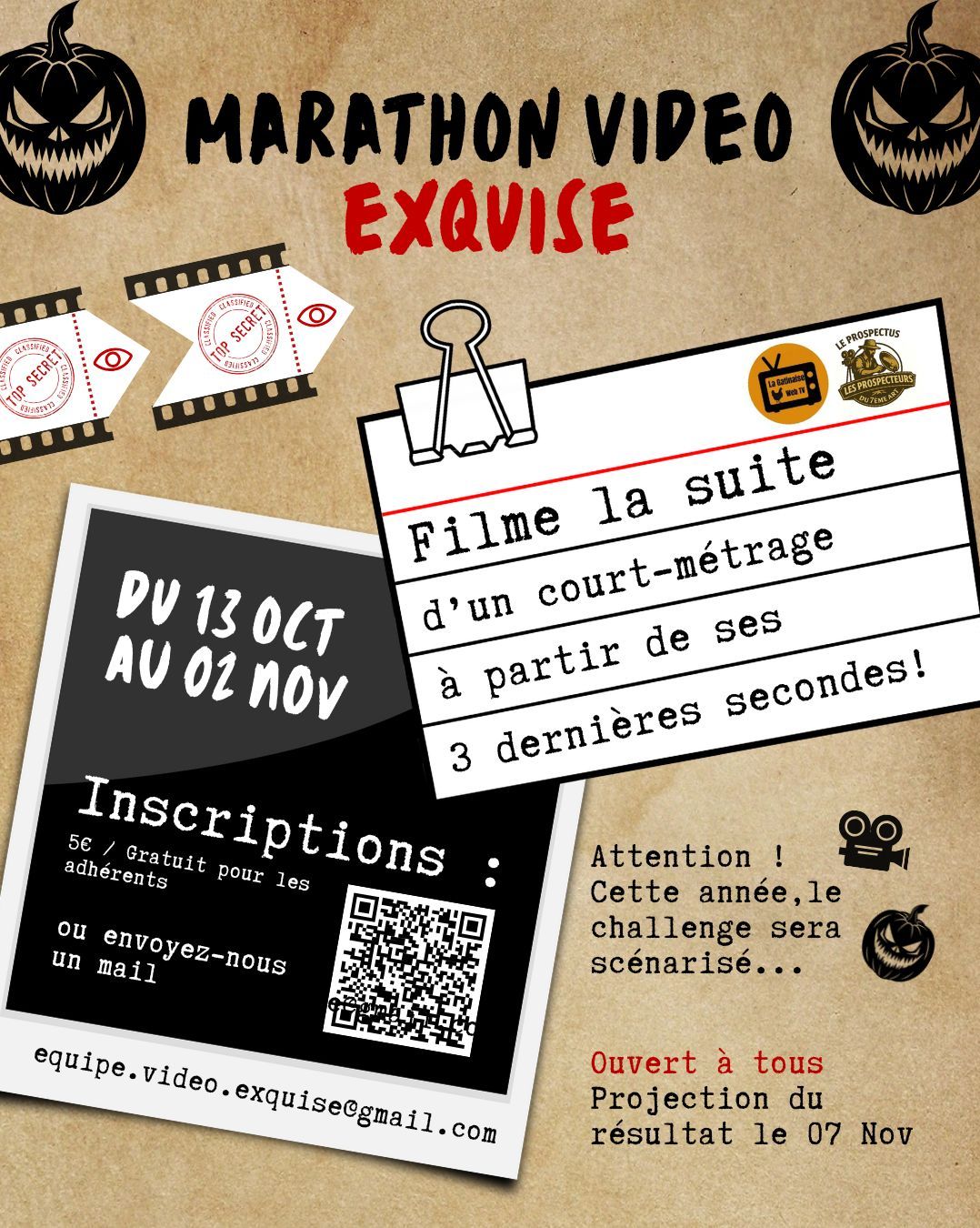 Marathon de la Vidéo Exquise - édition 2025