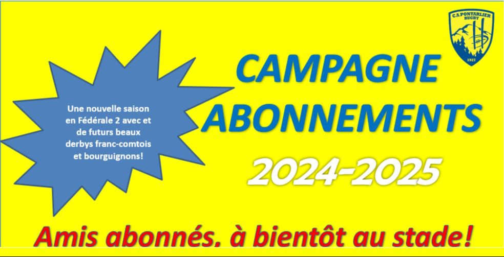 Abonnement Saison 2024/2025