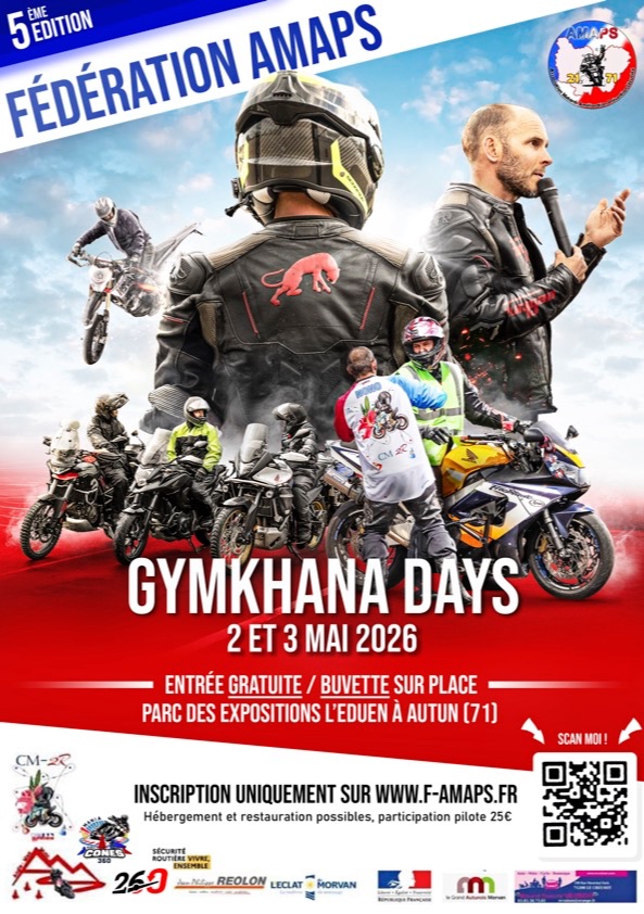 5ème édition - GYMKHANA DAYS - 2026 - Hébergement possible