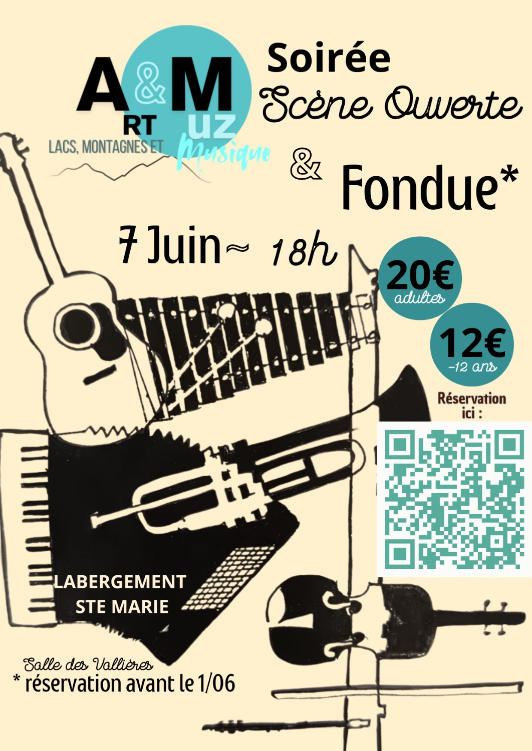 7 juin 2025 - Soirée scène ouverte & fondue