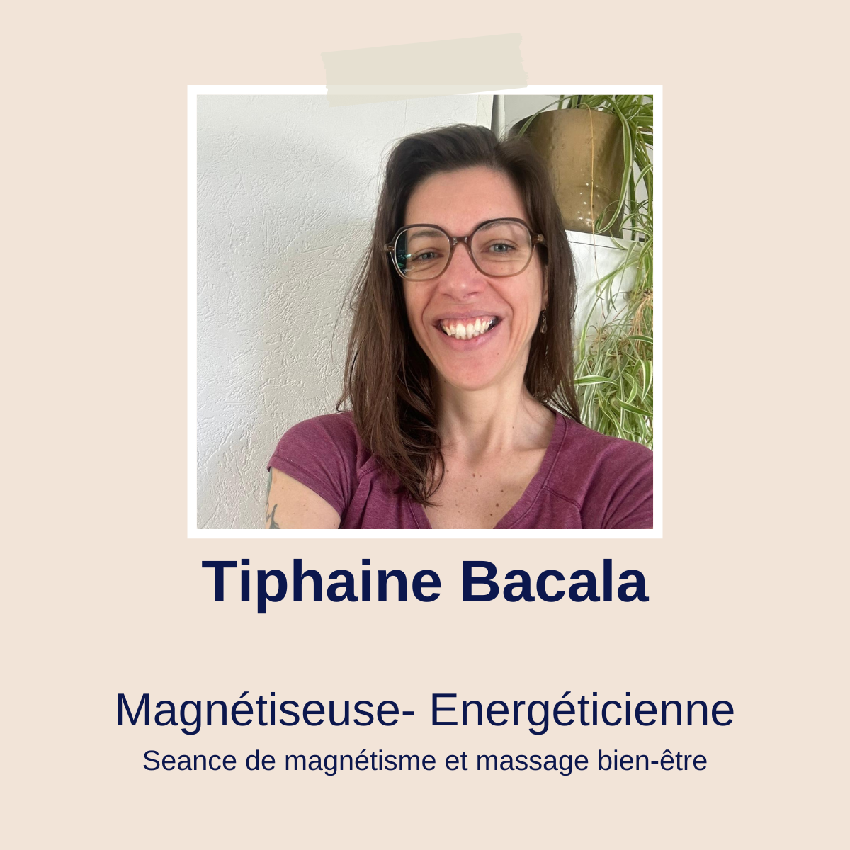 Tiphaine Bacala, magnétiseuse, massages et soins énergétiques