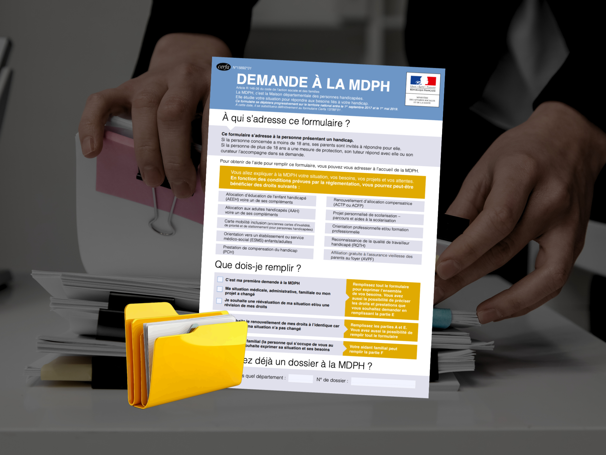 Permanence Dossier MDPH du mercredi 8 avril