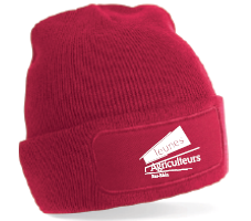 Bonnet rouge avec logo JA67