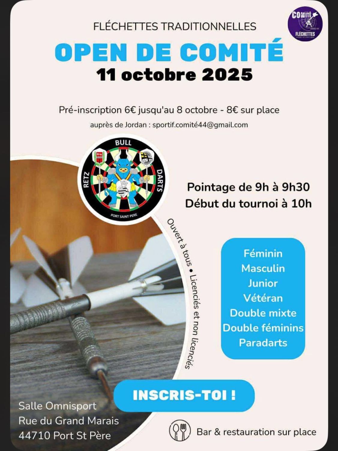 Open de Comité Retz Bull Darts