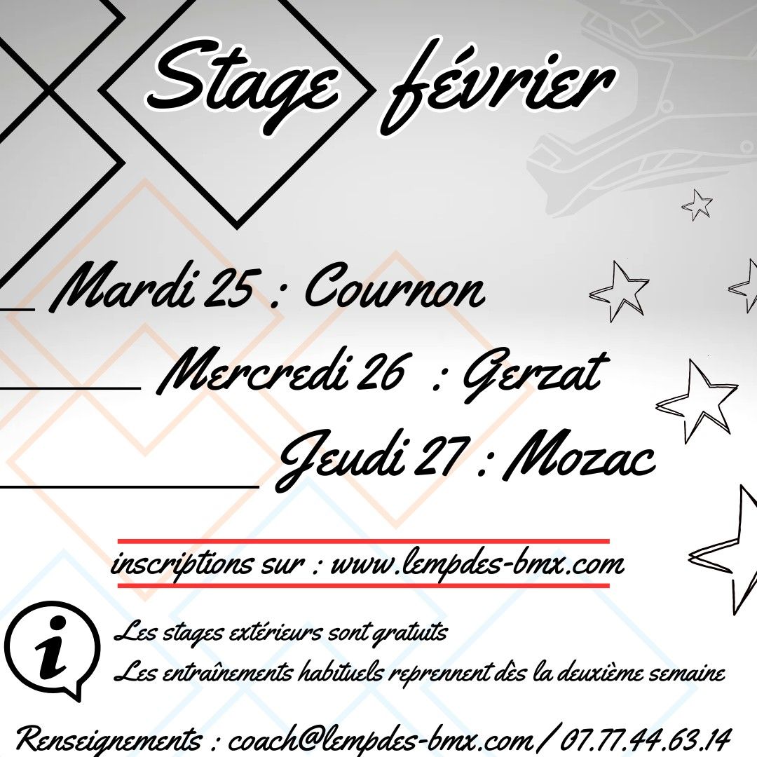 Stages Février 2025