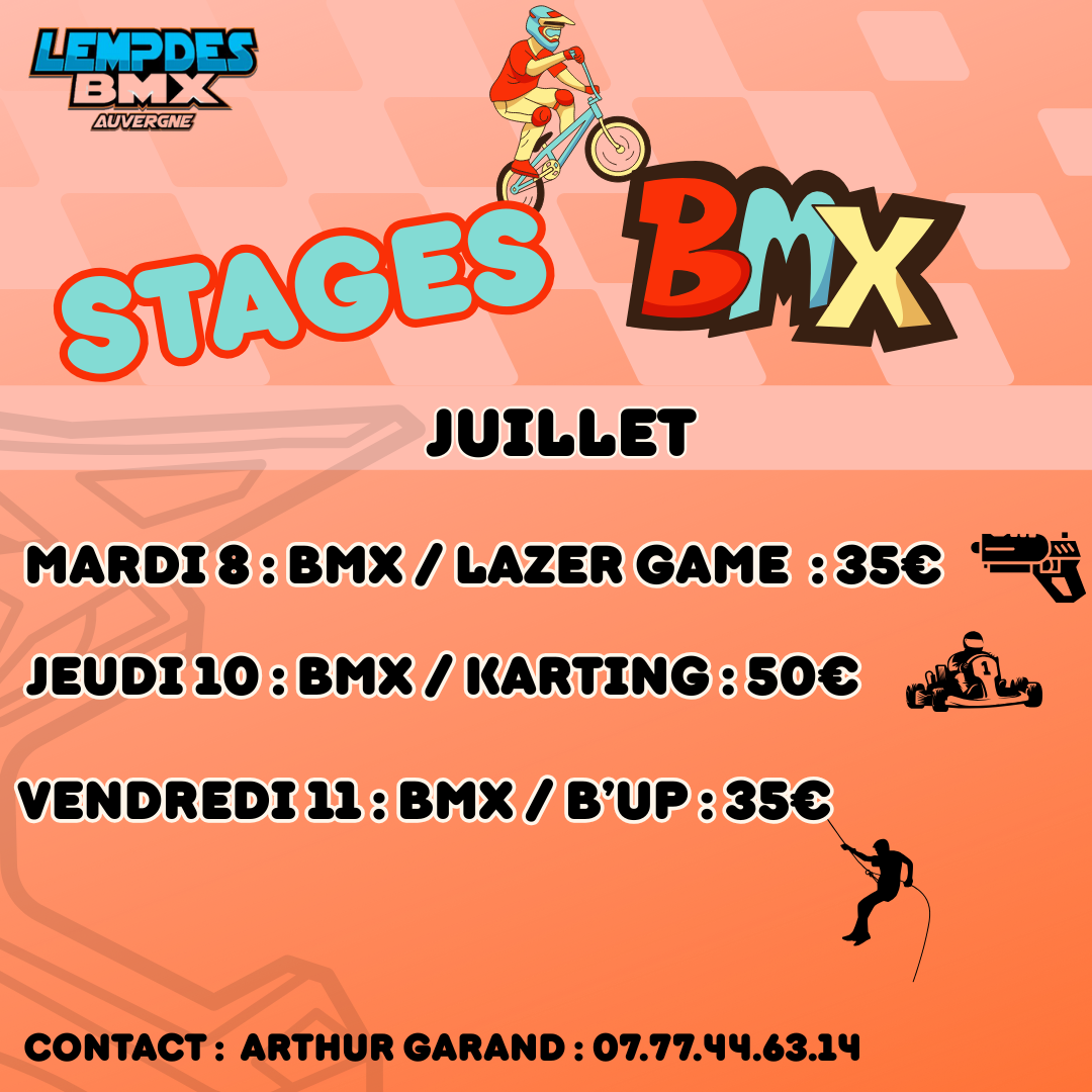Stages Juillet 2025