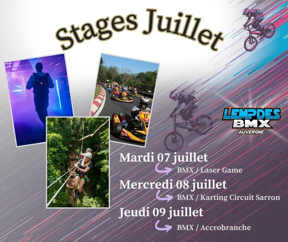 Stages Juillet 2026