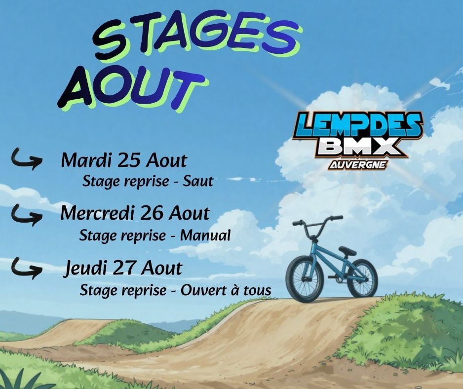 Stages Aout 2026