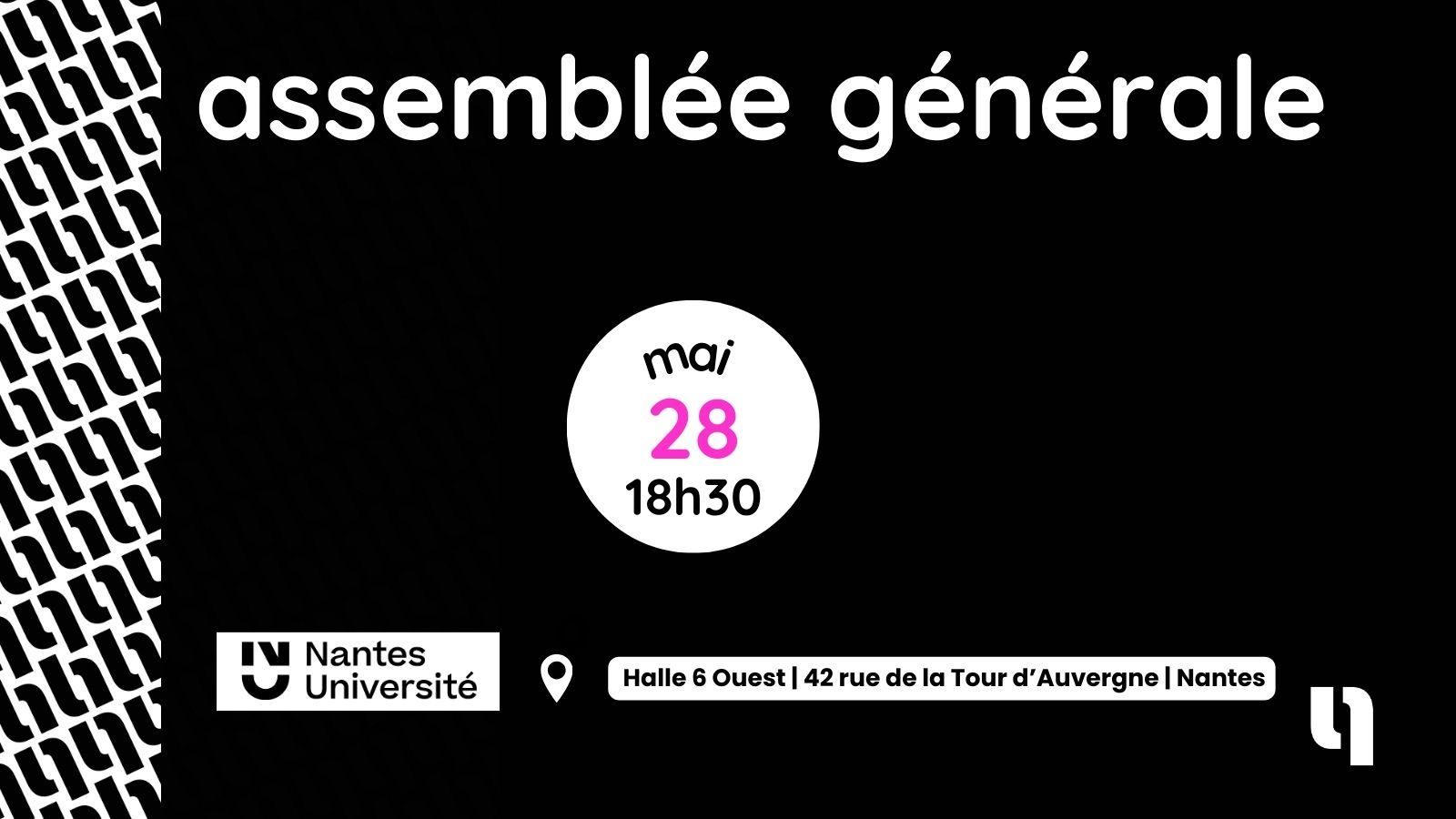 L’Assemblée Générale Annuelle 2024 de l'APCOM aura lieu le 28 mai à Nantes Université (Halle 6 Ouest)