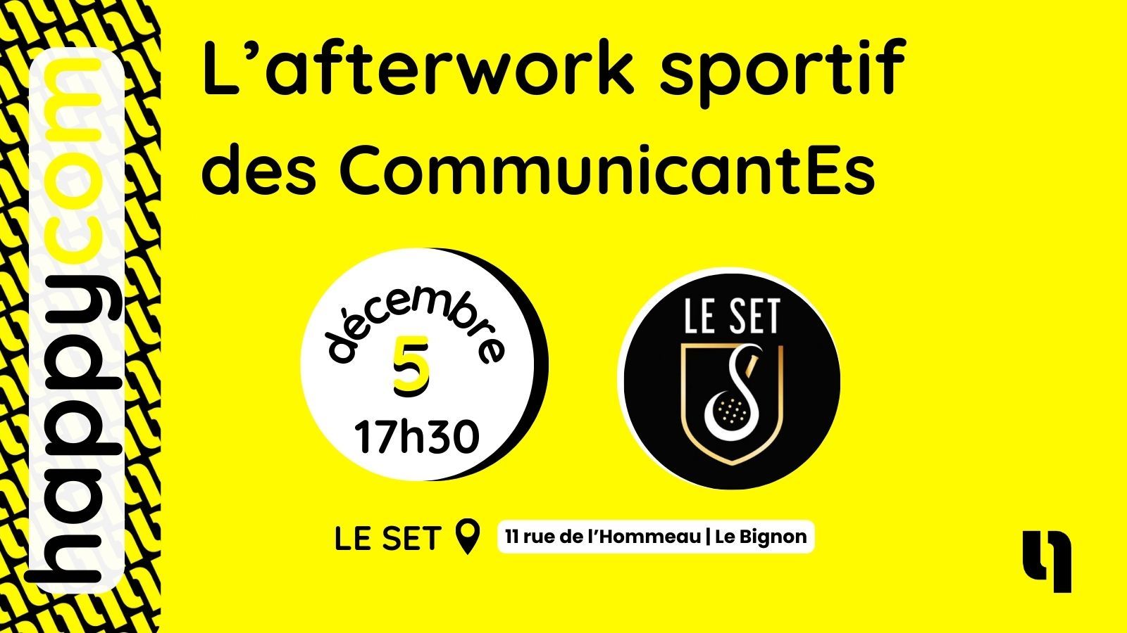 Happy Com sportif au Set !