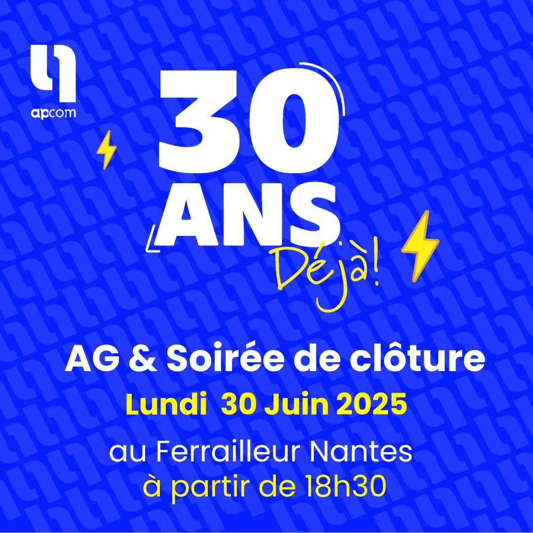 Soirée du 30 juin Assemblée Générale et Soirée de Clôture