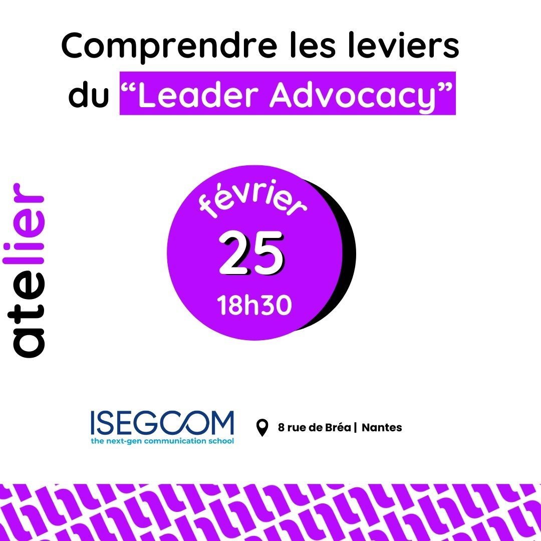 ATELIER  La communication des dirigeant·es sur LinkedIn : comprendre les leviers du “Leader Advocacy”[COMPLET]