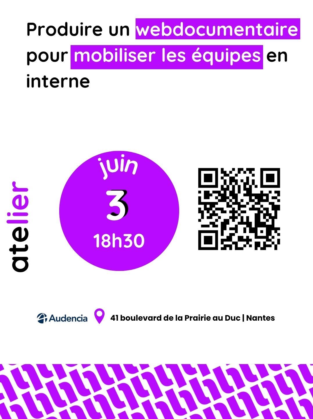 Atelier Produire un webdocumentaire pour mobiliser les équipes en interne
