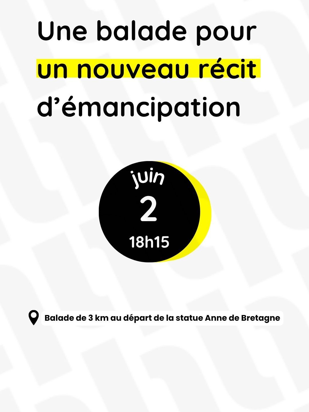 Une balade pour un nouveau récit d’émancipation