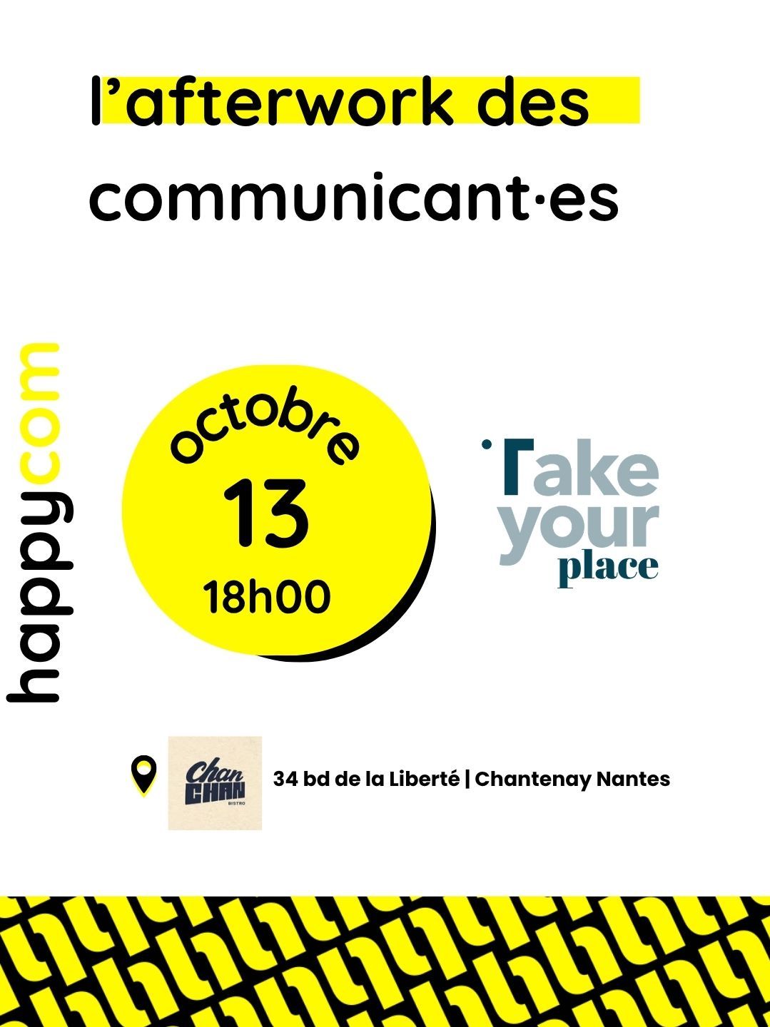 HappyCom : rendez-vous avec Fanny Viano de Take Your Place
