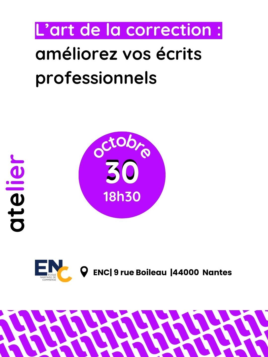 Atelier l'art de la correction : améliorez vos écrits professionnels