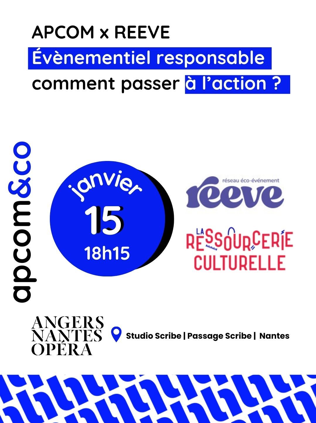APCOM&CO x REEVE : Événementiel responsable, comment passer à l’action ?