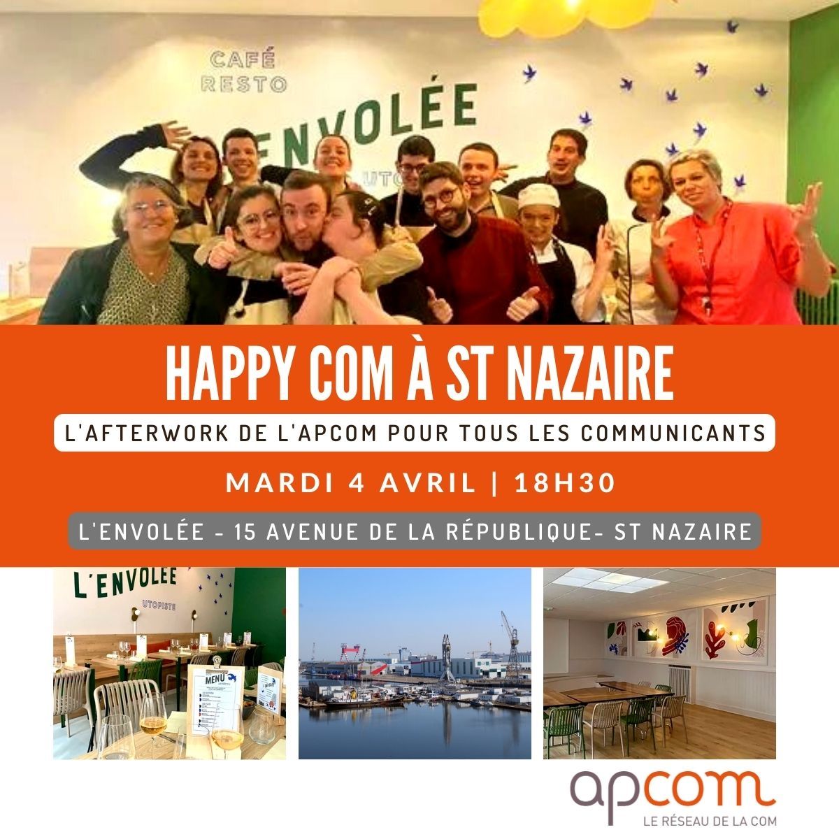 Happy Com à l'Envolée (lieu inclusif) ST NAZAIRE