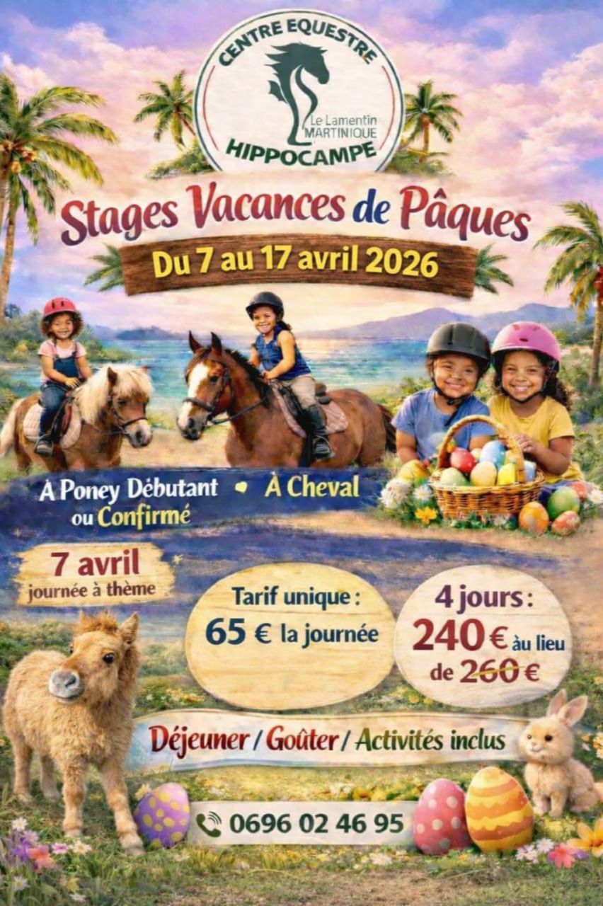 STAGE PAQUES - 6 ans révolus - du 07/04/2026 au 17/04/2026