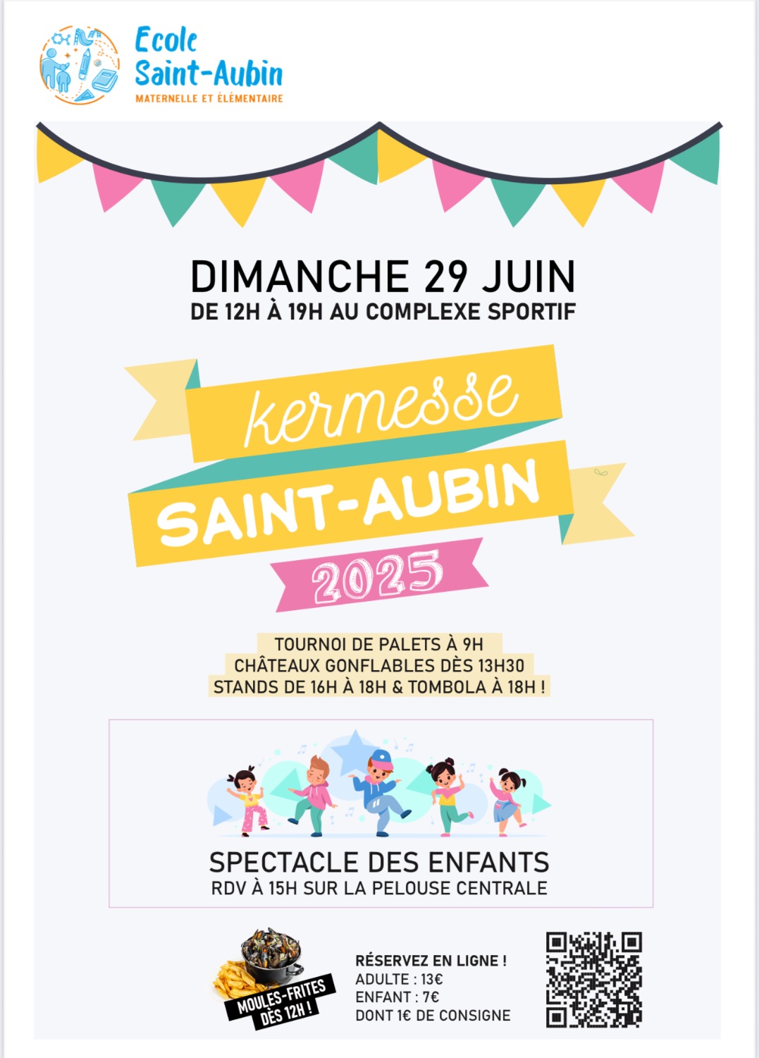 KERMESSE ECOLE SAINT-AUBIN 2024-2025