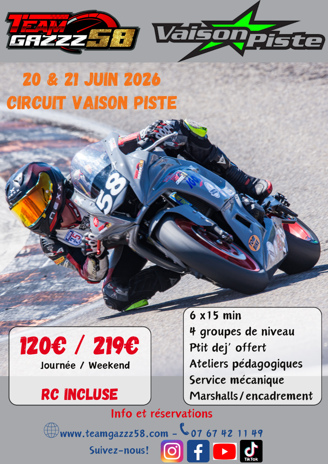 Vaison Piste 20 - 21 Juin