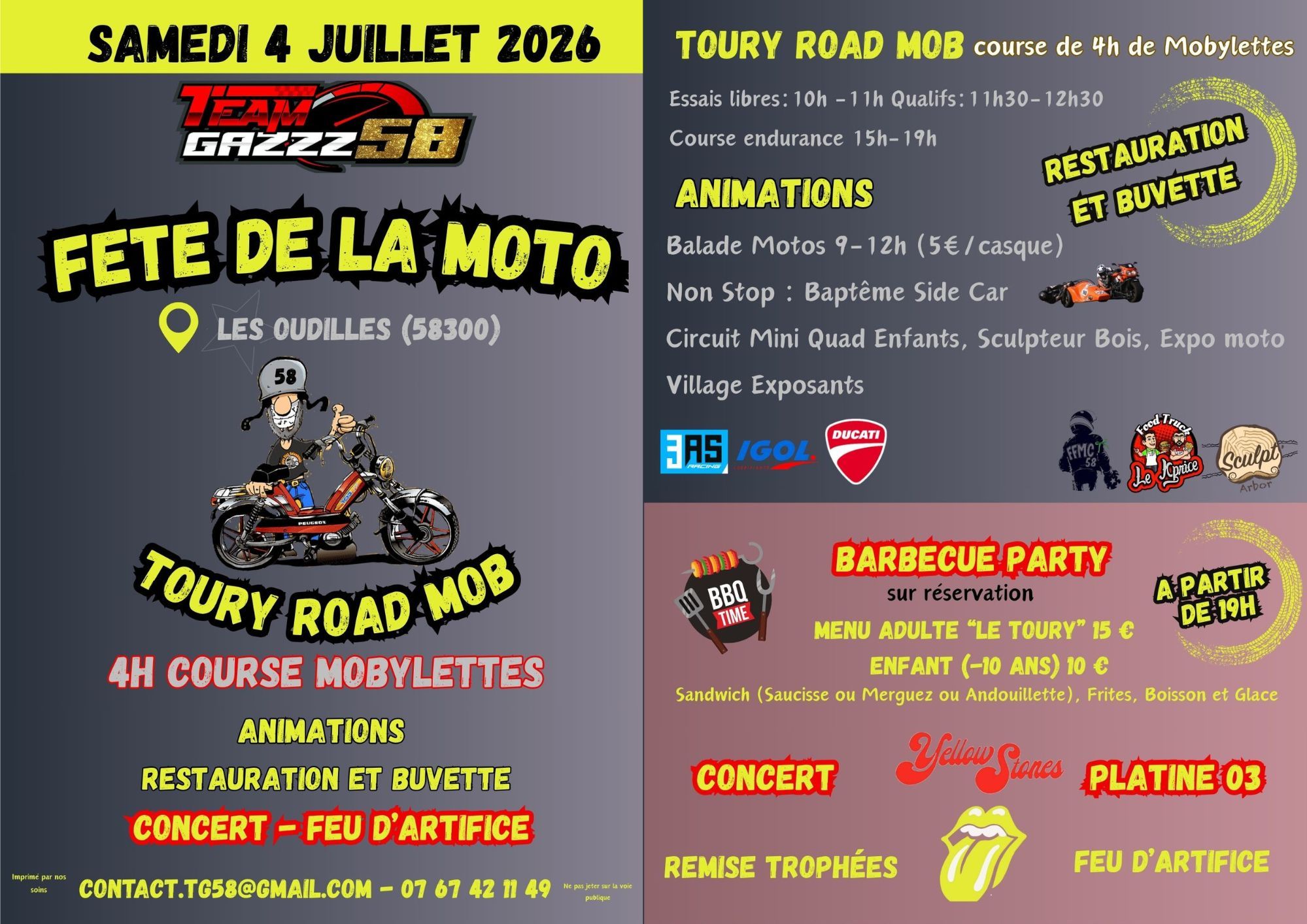 Toury Road Mob Samedi 4 Juillet