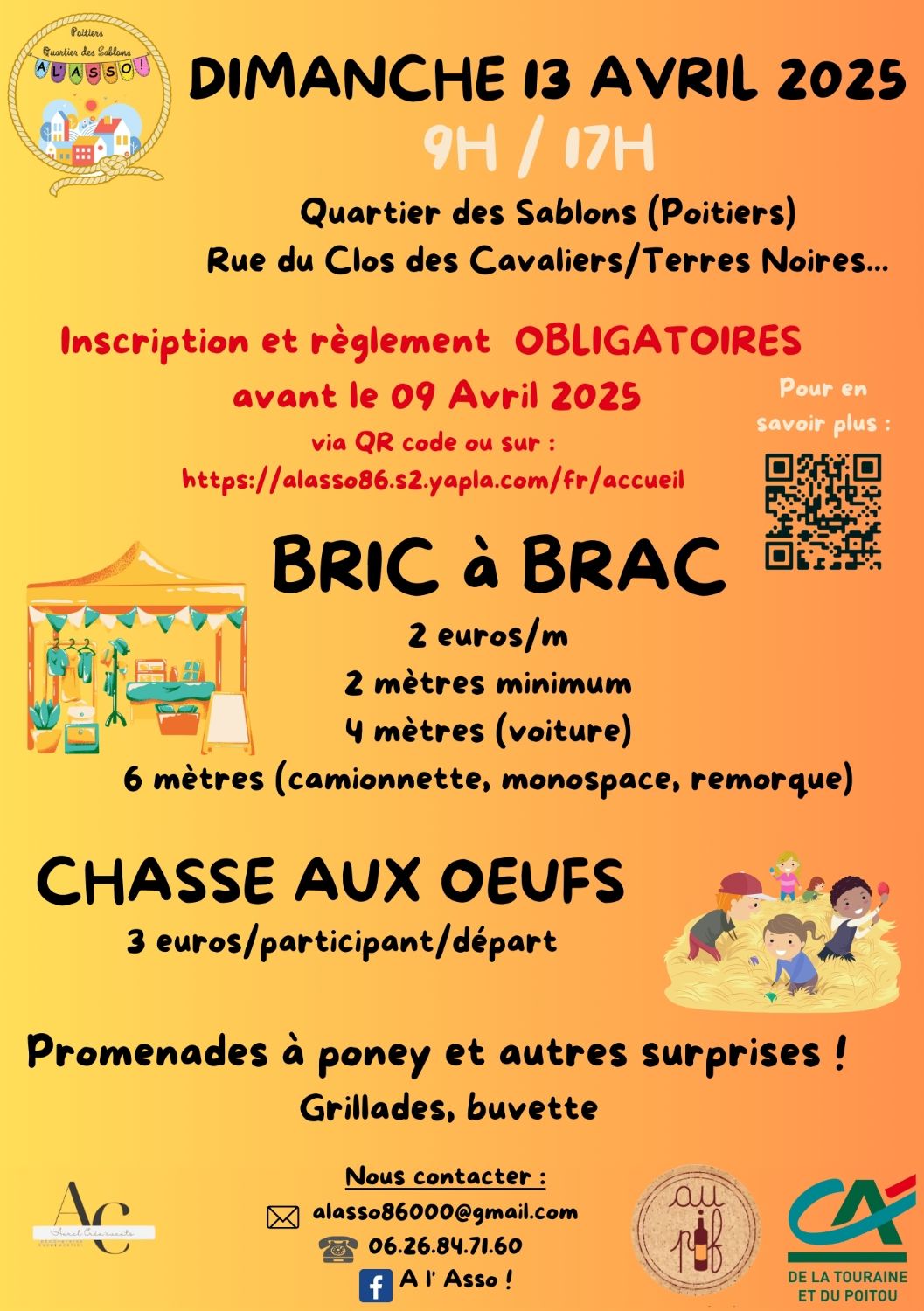 13 Avril 2025 Bric à brac de Paques et Chasse au Oeufs