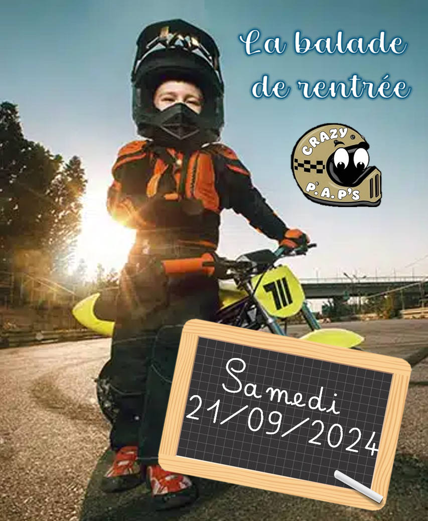 Balade de rentrée des CRAZY PAP'S
