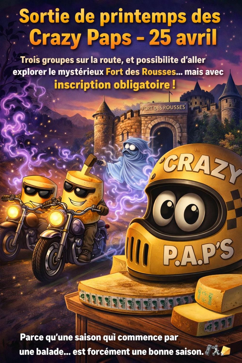 Balade de Printemps 2026 des CRAZY PAP'S