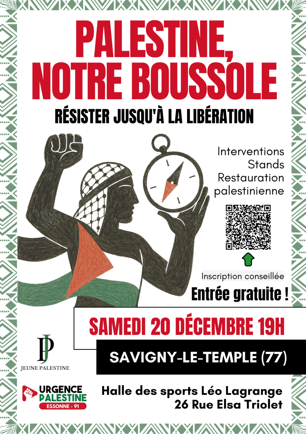 Palestine, notre boussole: Résister jusqu'à la libération!