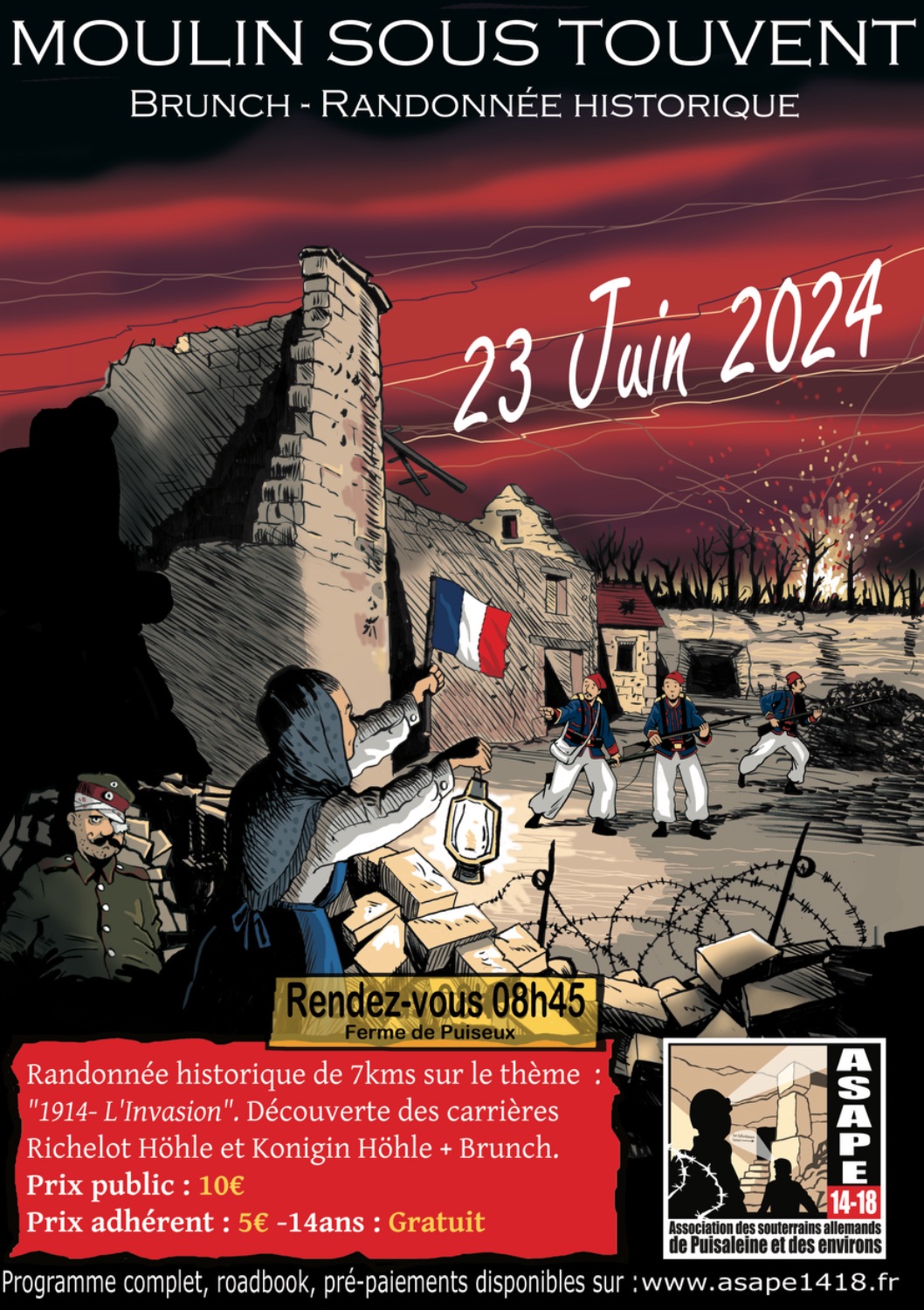 Brunch Randonnée Historique -  
