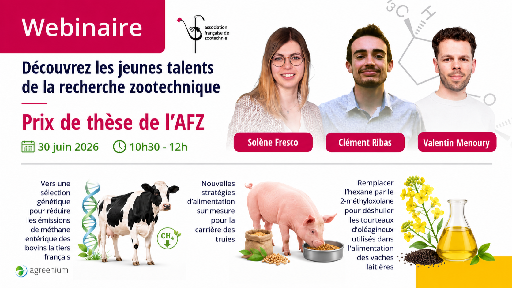 Prix de thèse de l'AFZ 2025 : à la rencontre des jeunes talents des sciences animales