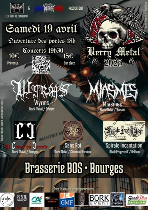 Billets Berry Metal Fest - 19 avril 2025