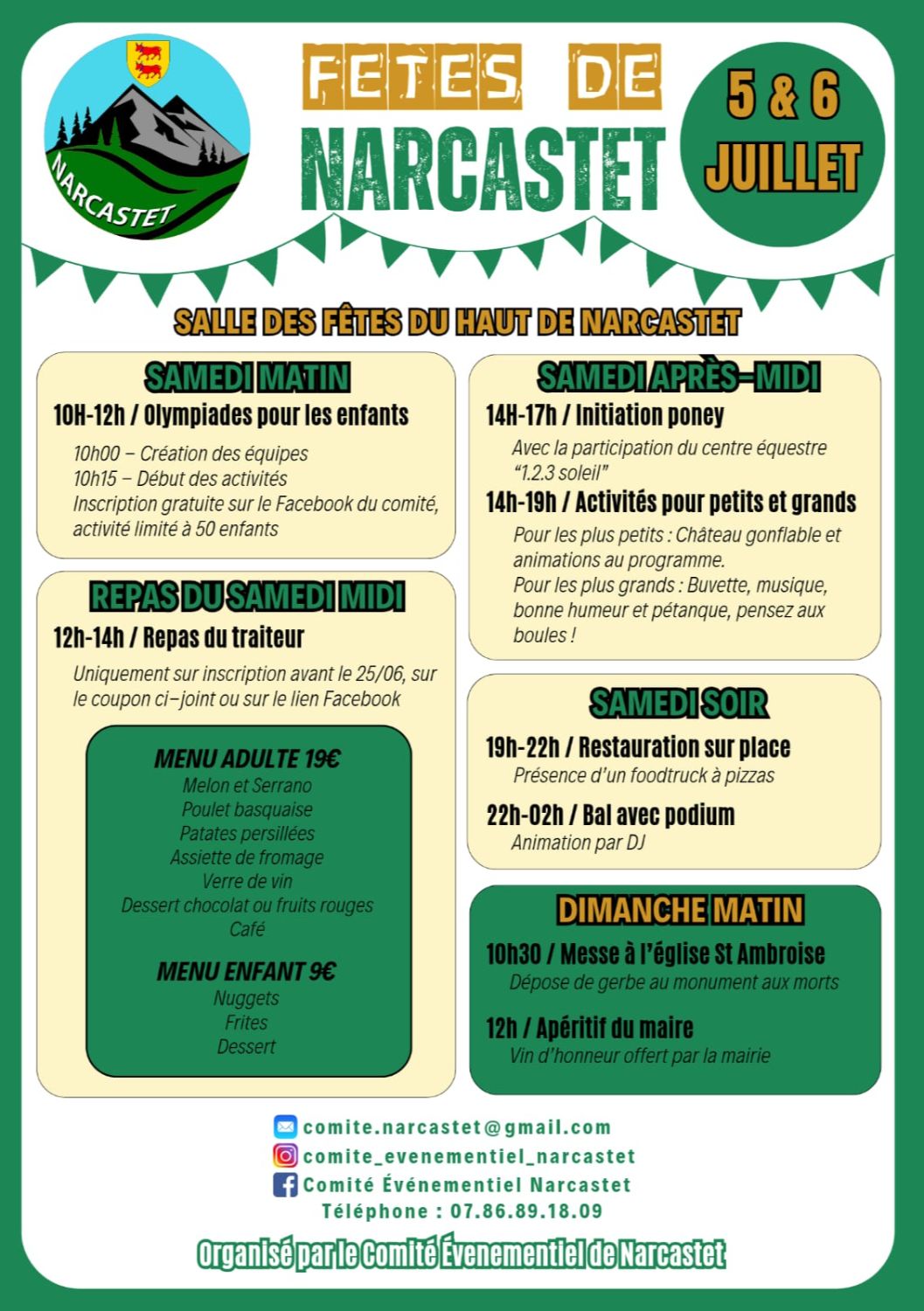 Fêtes de Narcastet 2025