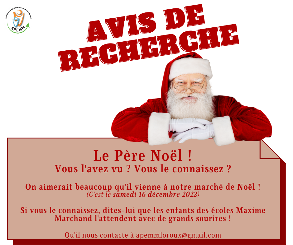 On Recherche le Père Noel - Noël 2023