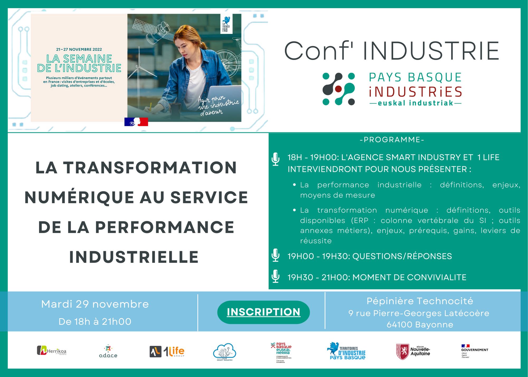 Conf'INDUSTRIE: La transformation numérique au service de la performance industrielle