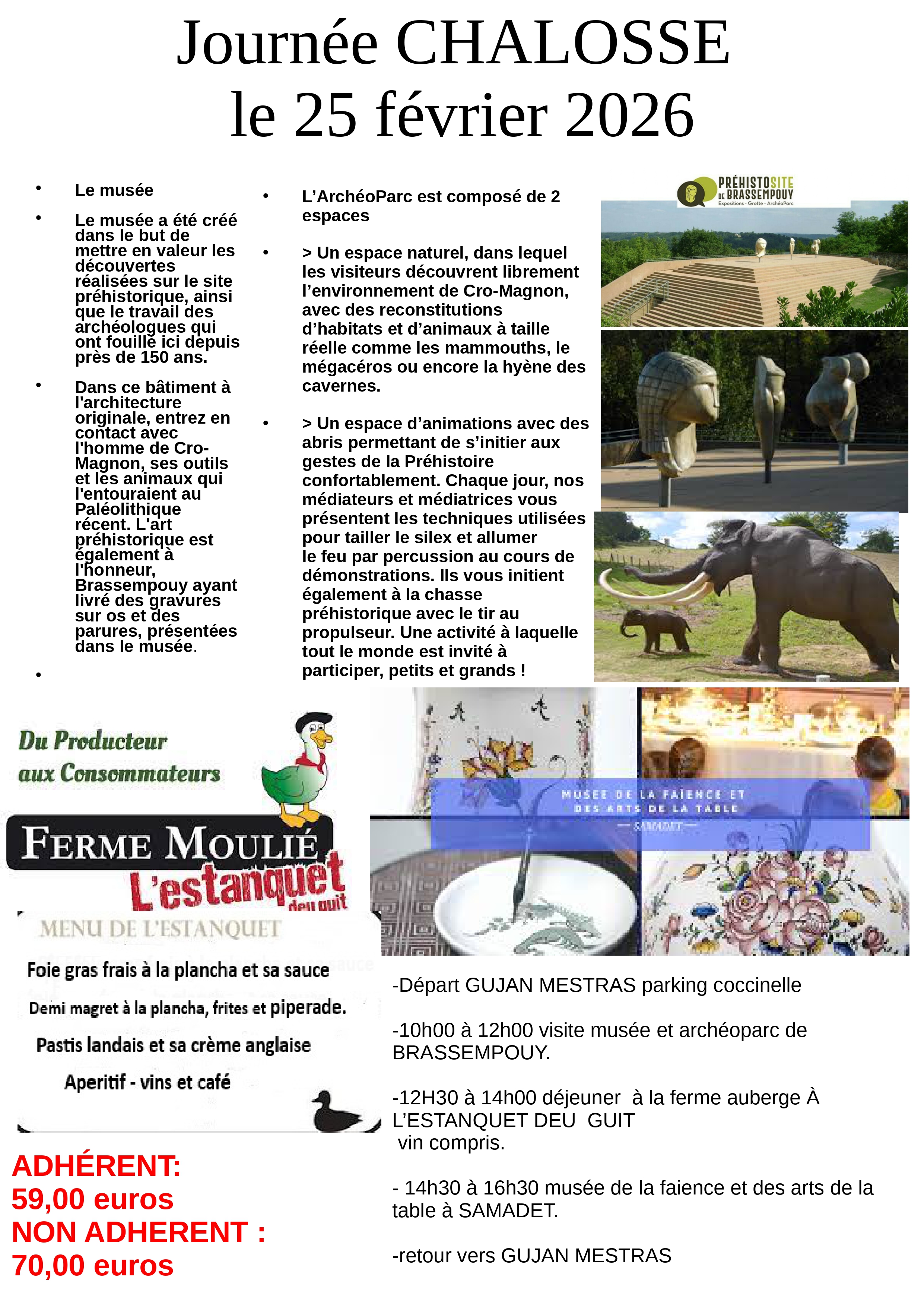 Sortie Chalosse 25/02/2026