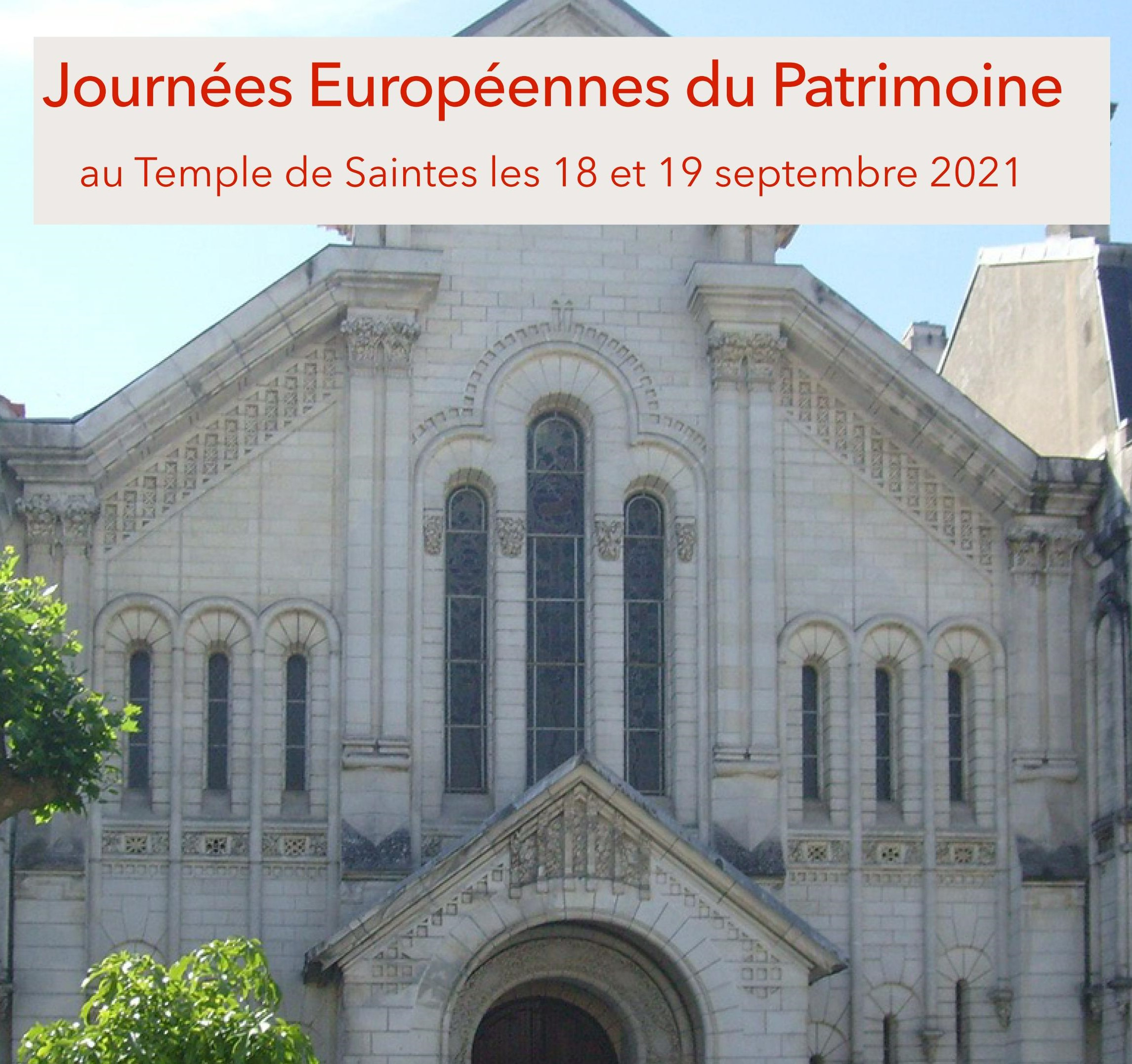 Journées du Patrimoine  : L' Art Nouveau à Saintes