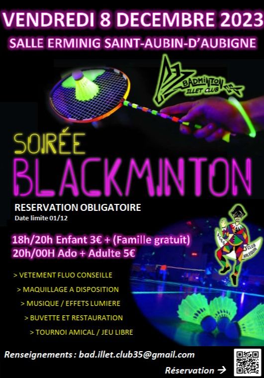 Régulation payement Blackminton
