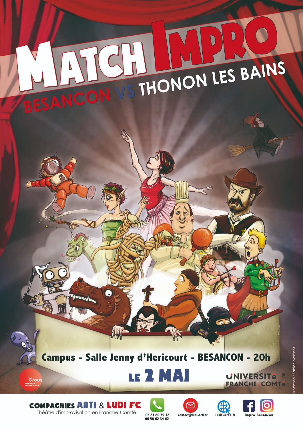 MATCH D'IMPROVISATION BESANCON / THONON LES BAINS