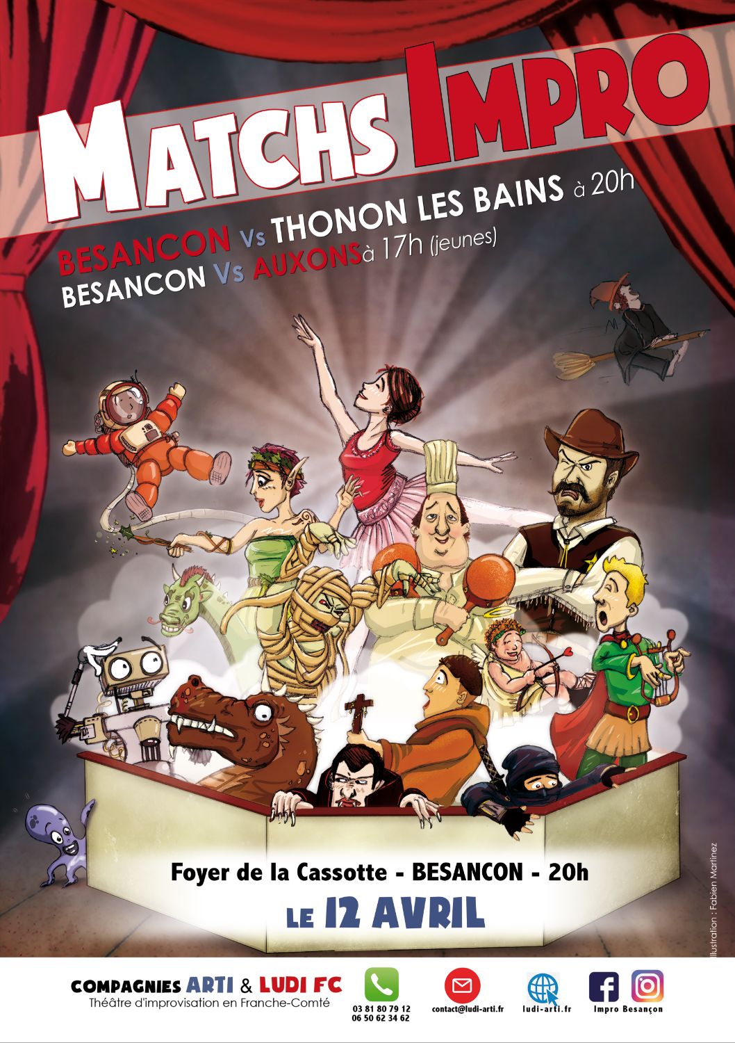 MATCH D'IMPRO LUDI jeunes BESANCON / AUXONS