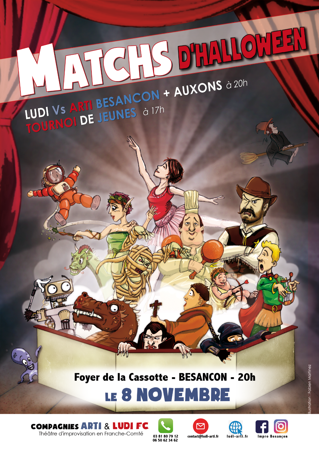 MATCH D'IMPROVISATION D'HALLOWEEN Tournoi jeunes