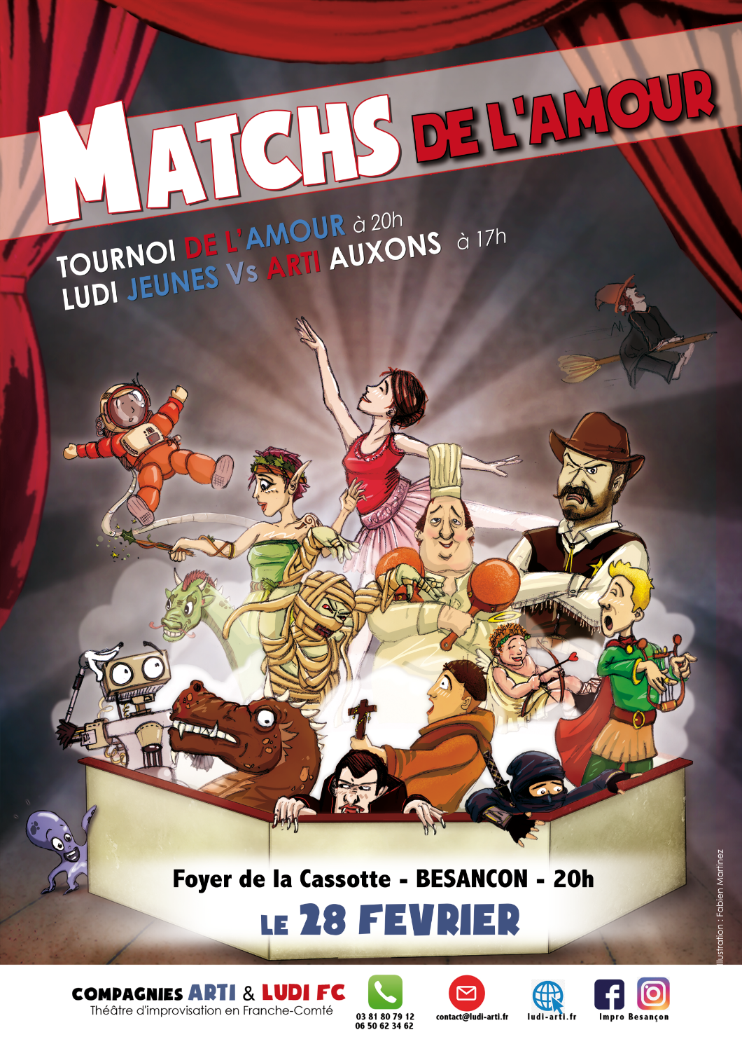 MATCH D'IMPROVISATION DE L'AMOUR - Tournoi adultes