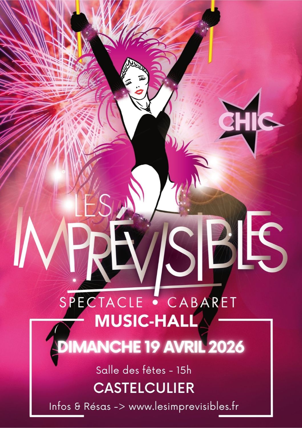 Spectacle Cabaret Les Imprévisibles 19/04/2026