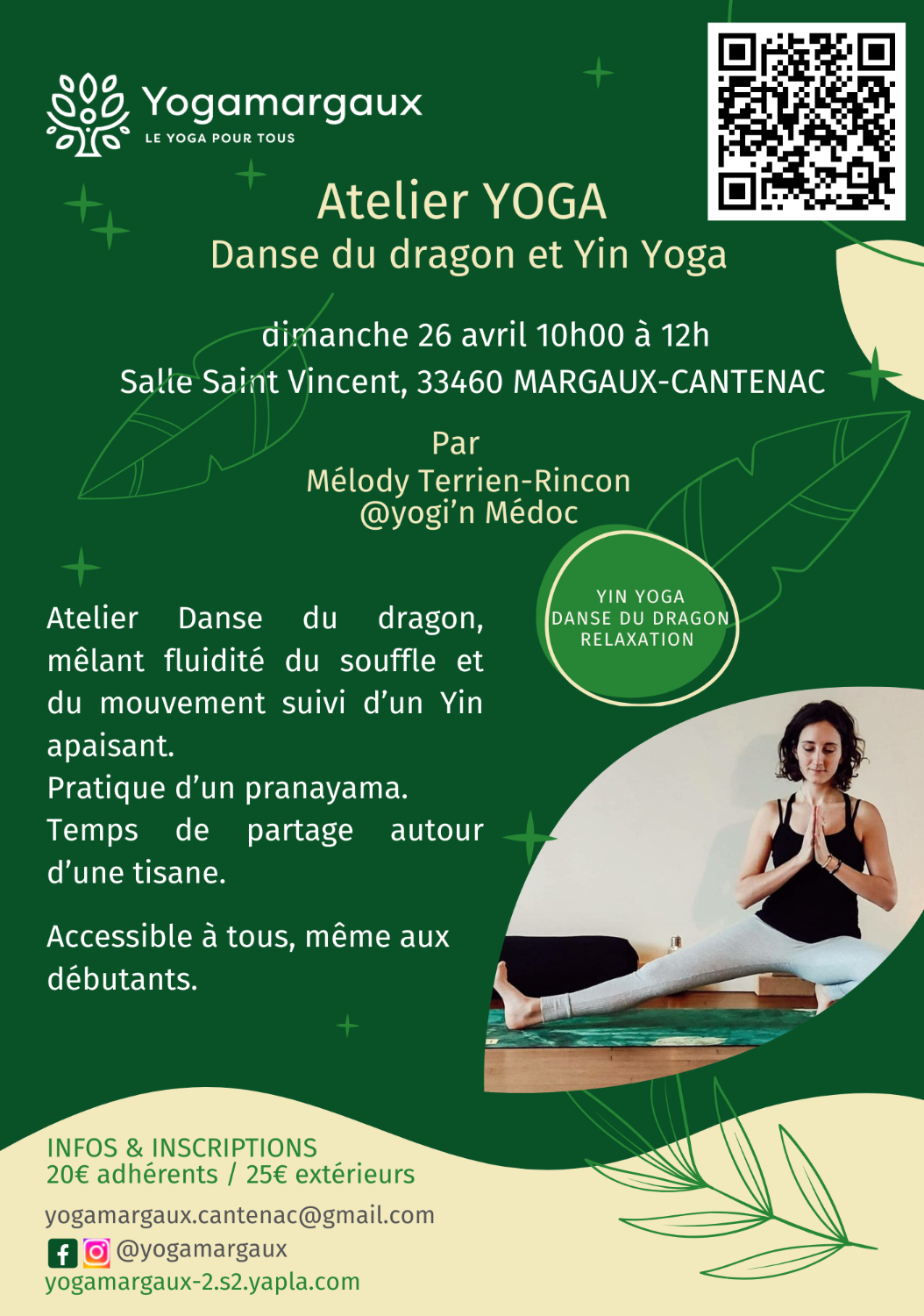 Atelier Yoga Danse du dragon et Yin