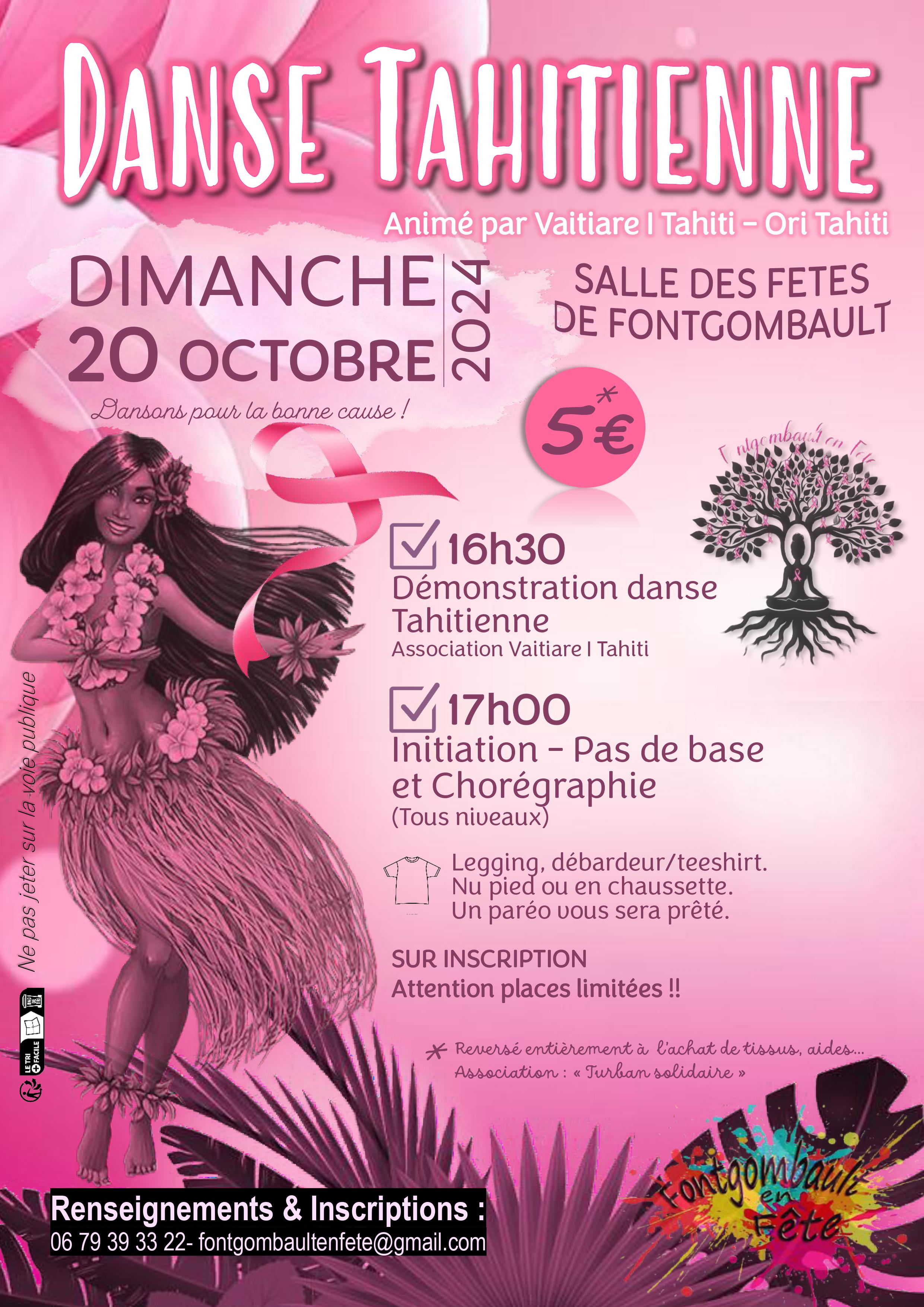Octobre Rose - Initiation Danse Tahitienne