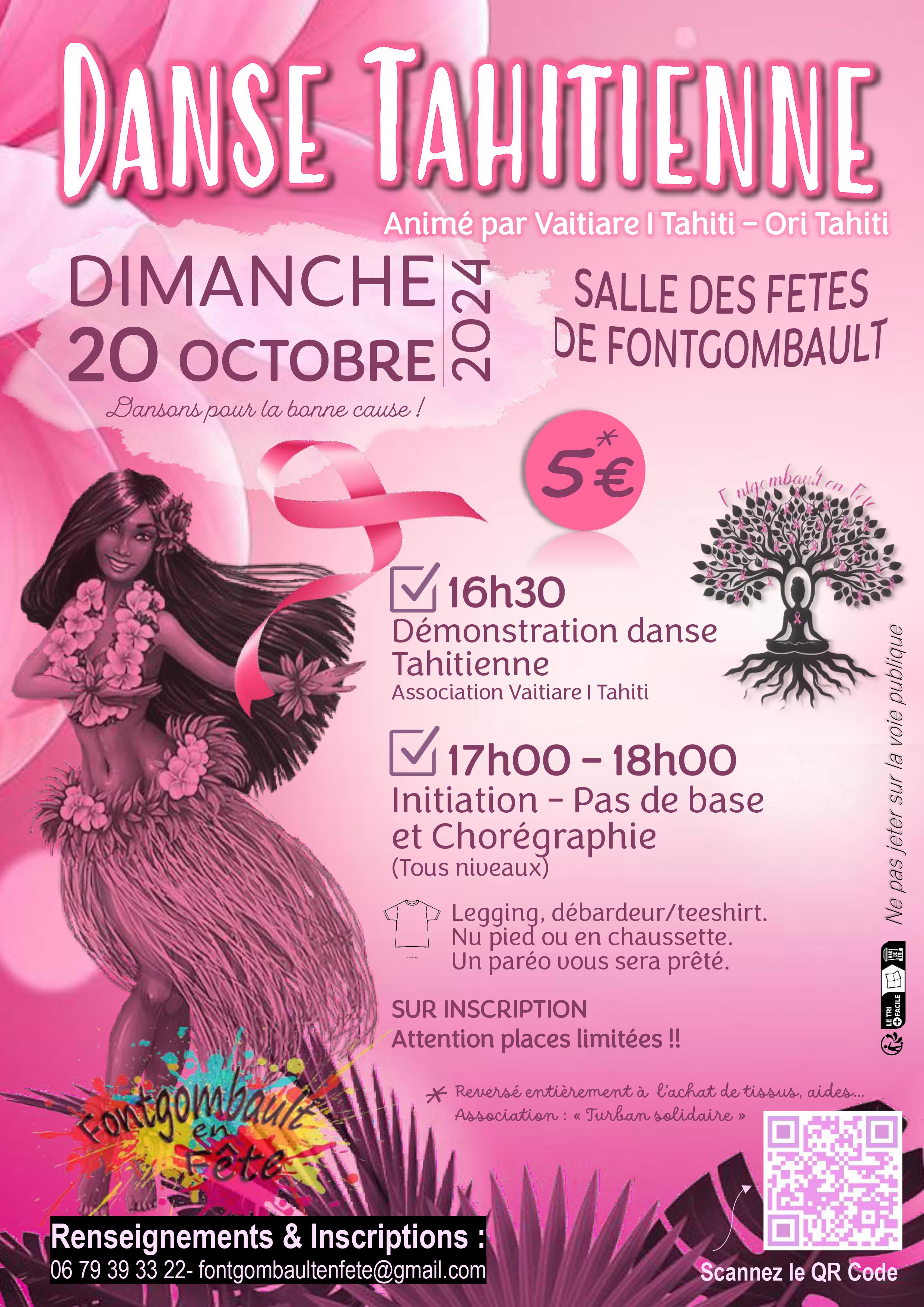 Octobre Rose - Initiation Danse Tahitienne