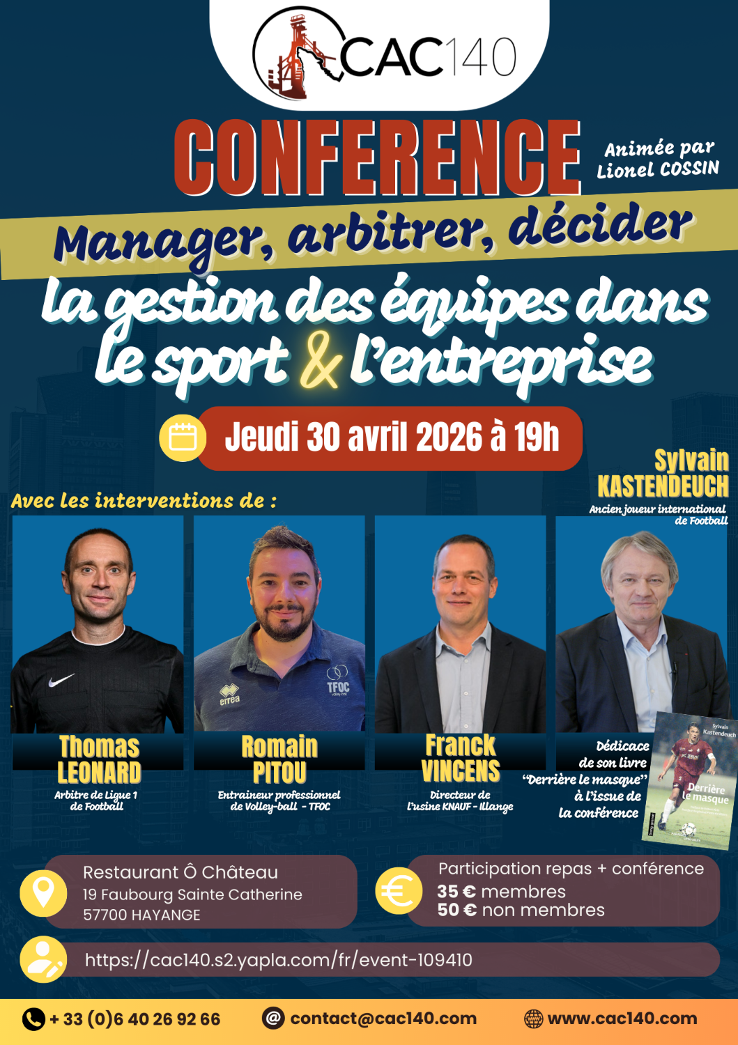 CONFERENCE - Sport & Entreprise