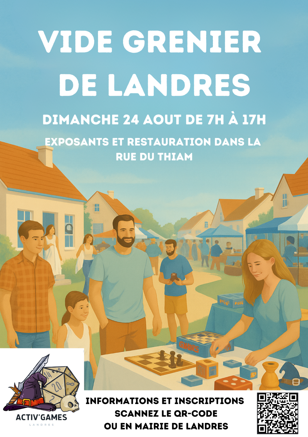 Vide de grenier Landres 24 août 2025